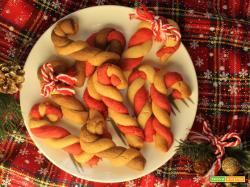 Bastoncini di Natale: biscotti di pasta frolla per le feste