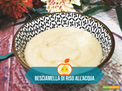 Besciamella di riso senza glutine e lattosio versione all’acqua