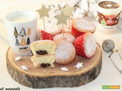 Muffin alla panna con cuore cremoso