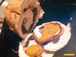 LONZA DI MAIALE PRUGNE SPECK E NOCI