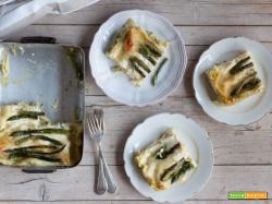 Lasagne agli asparagi {con cottura veloce}