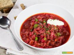 Il Boršč o zuppa di barbabietole rosse