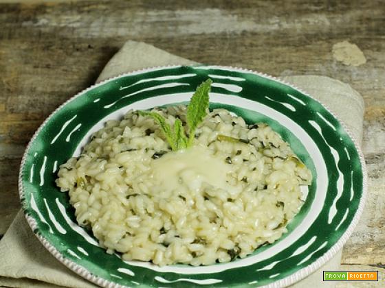 Il risotto con la borragine e il gorgonzola di Novara