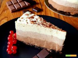 Bavarese ai tre cioccolati