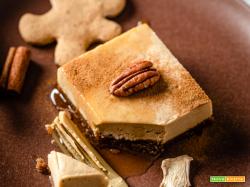 Cheesecake al Pan di Zenzero Senza Cottura | Vegan No-Bake Gingerbread Cheesecake