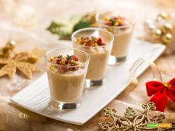 Crema di lenticchie con cotechino croccante al bicchiere