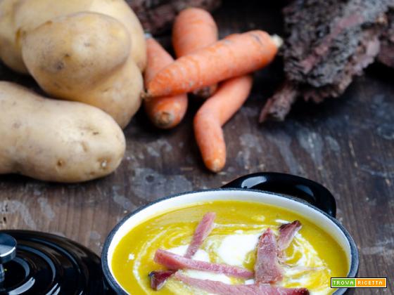 Vellutata di piselli e carote – Ricetta facile e veloce