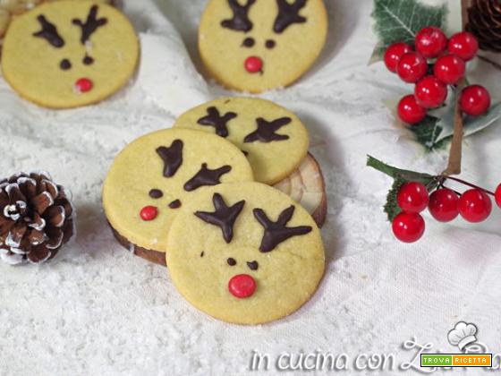 Biscotti renna di Babbo Natale