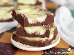 Brownies e mascarpone – Cream cheese brownies