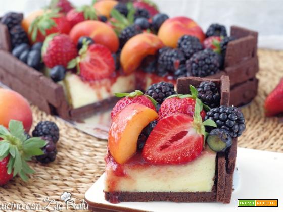 Cheesecake cassetta di frutta o torta casetta