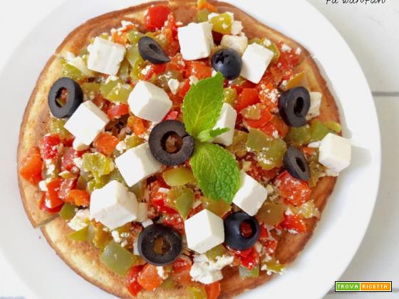 Pizza Veloce in Padella 3 Ingredienti Low Carb