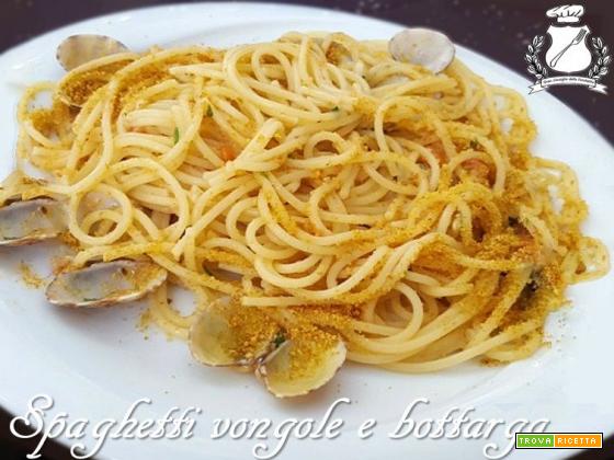 Spaghetti vongole e bottarga