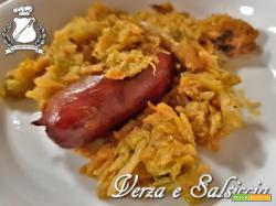 Verza e salsiccia piccante calabrese