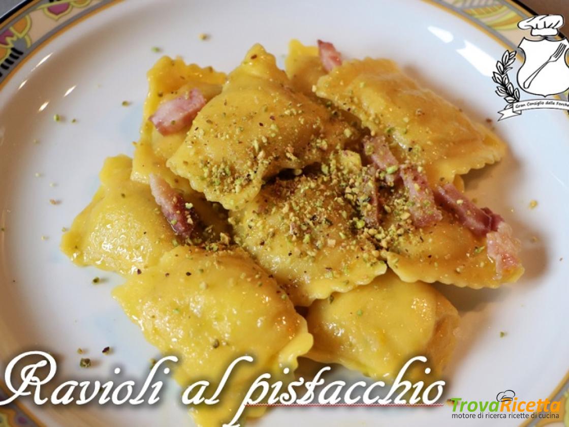 Ravioli Al Pistacchio Ricetta Trovaricetta Com