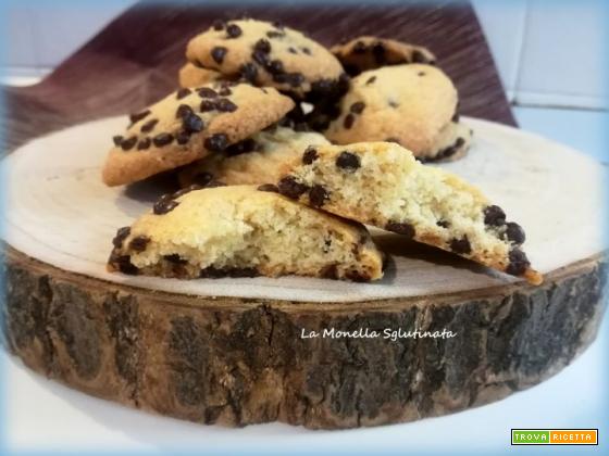 Cookies con gocce di cioccolato senza glutine