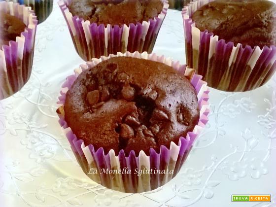 Muffin cioccolatosi senza glutine
