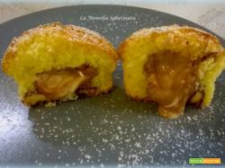 Muffin con cuore kinder senza glutine