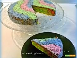 Torta arcobaleno senza glutine