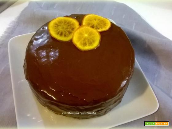 Torta moretta all'arancia senza glutine