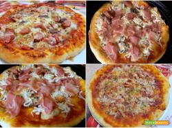 Pizza salumi e formaggi