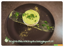 Riso basmati al cardamomo con crema di gambi di carciofo al limone
