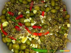 Olive schiacciate alla calabrese