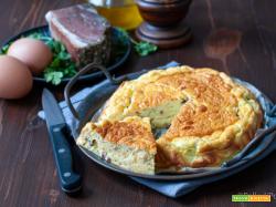 Frittata soffiata con ricotta e speck