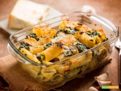 Pasta gratinata agli spinaci, una pasta al forno squisita