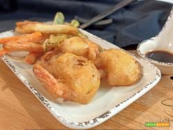 Gamberi e verdure  in tempura senza glutine