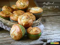 MUFFIN FORMAGGIO E PERE SENZA GLUTINE