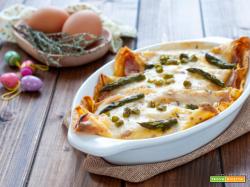 Crespelle agli asparagi con prosciutto e ricotta