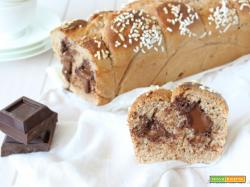 Pan brioche ripieno di cioccolato