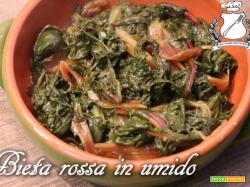 Bieta rossa in umido