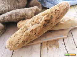 Filoncini di pane senza glutine all’origano