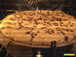 Torta biscotto di Martha Stewart - ricetta passo passo (Chocolate Chips Cookie Cake)