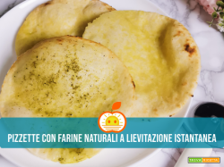 Pizzette con farine naturali a lievitazione istantanea