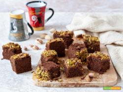 Brownies al cioccolato e pistacchi