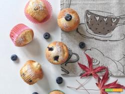 Muffin ai mirtilli senza glutine
