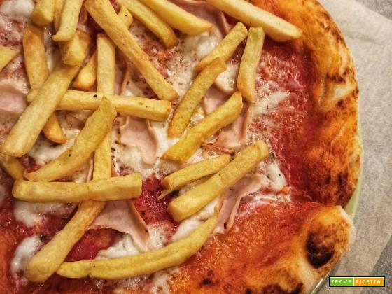 Pizza Margherita cotto e patatine senza glutine