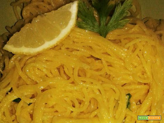 Spaghetti al limone senza glutine