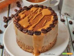 Cheesecake Caffè e Caramello Fit Proteica e Senza Glutine