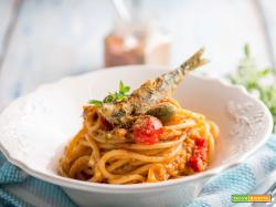 Spaghetti con sarde e bottarga, un primo che sa di mare
