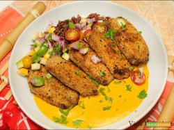 Quasi tempeh katsu a modo mio con riso thailandese