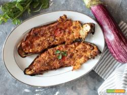 Melanzane ripiene con pangrattato
