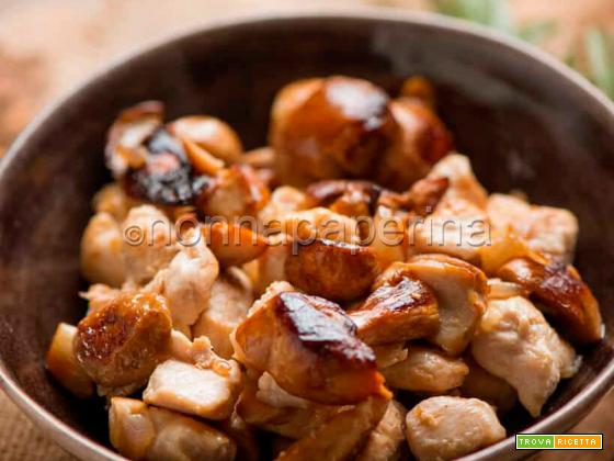 Pollo con funghi porcini, un secondo leggero e gustoso