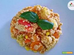 Cous Cous con Verdure, Pomodori e Tonno