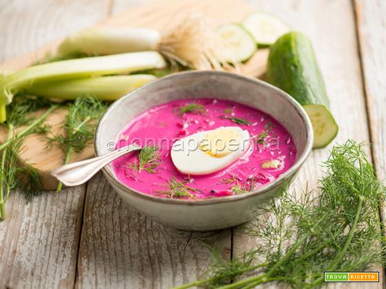 Saltibarsciai, la zuppa russo lituana dal colore unico