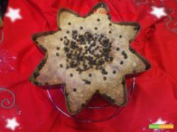 Stella alla panna con gocce di cioccolato