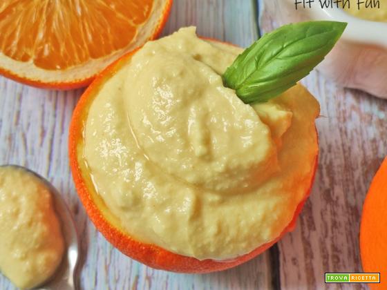 Crema all’Arancia 3 Ingredienti Proteica Senza Glutine Zucchero Lattosio