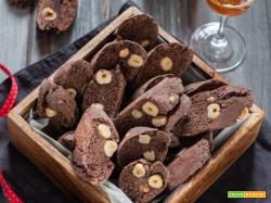 Cantucci al cacao e nocciole: ricetta morbida!